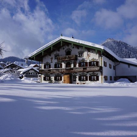 Schwabenbauernhof Lägenhet Ruhpolding Exteriör bild